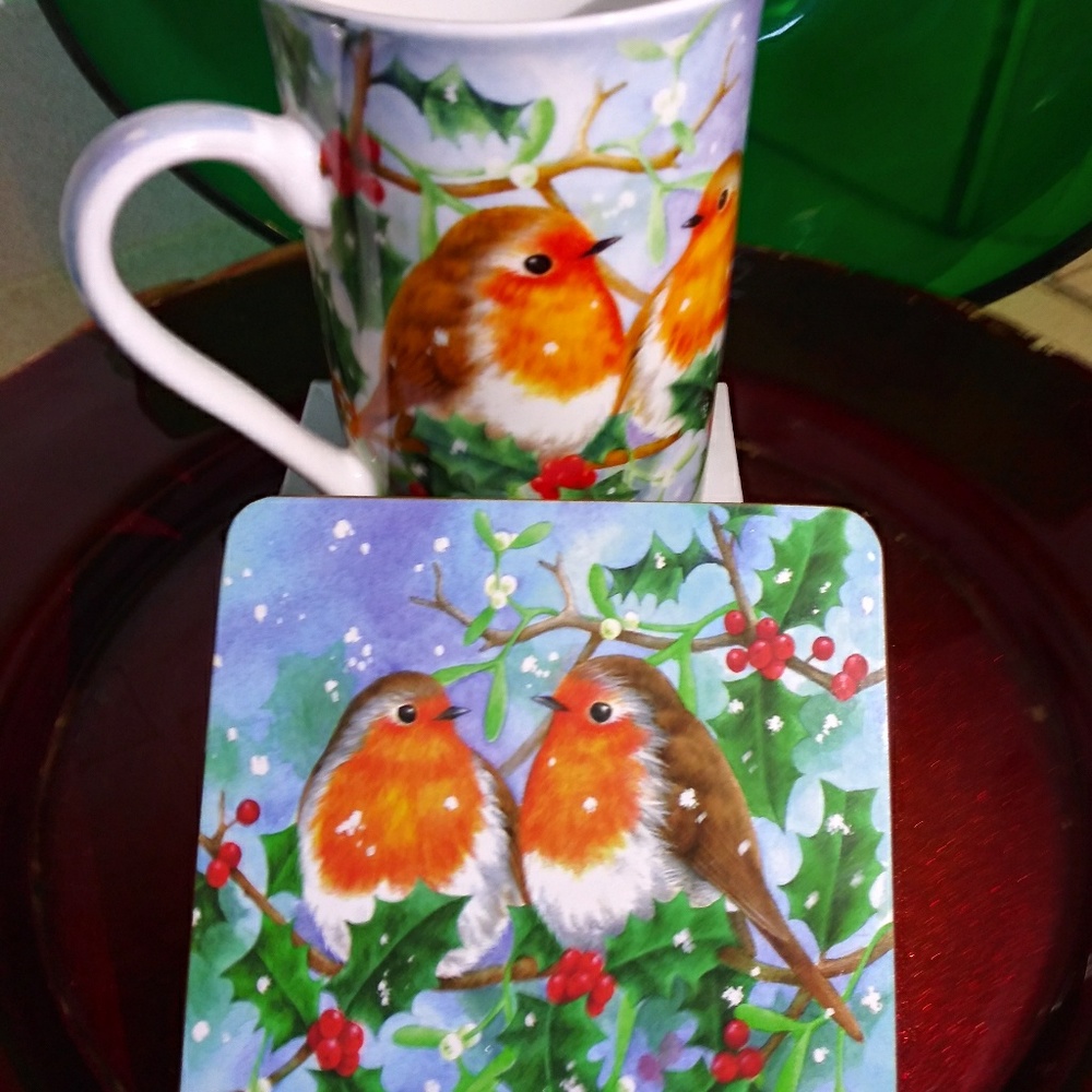 Nantucket Home Cup & Coaster Set NWT